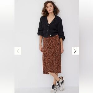 Anthropologie | Maeve mazie pleated midi skirt NWT size XS